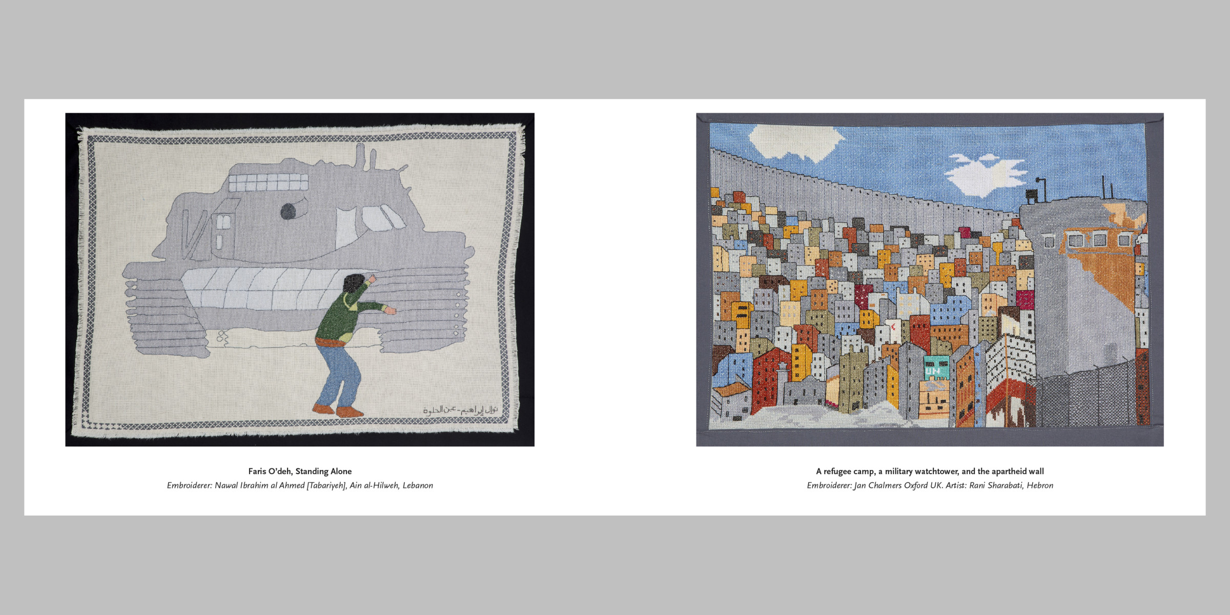 Palestinian History Tapestry book pages 86–87