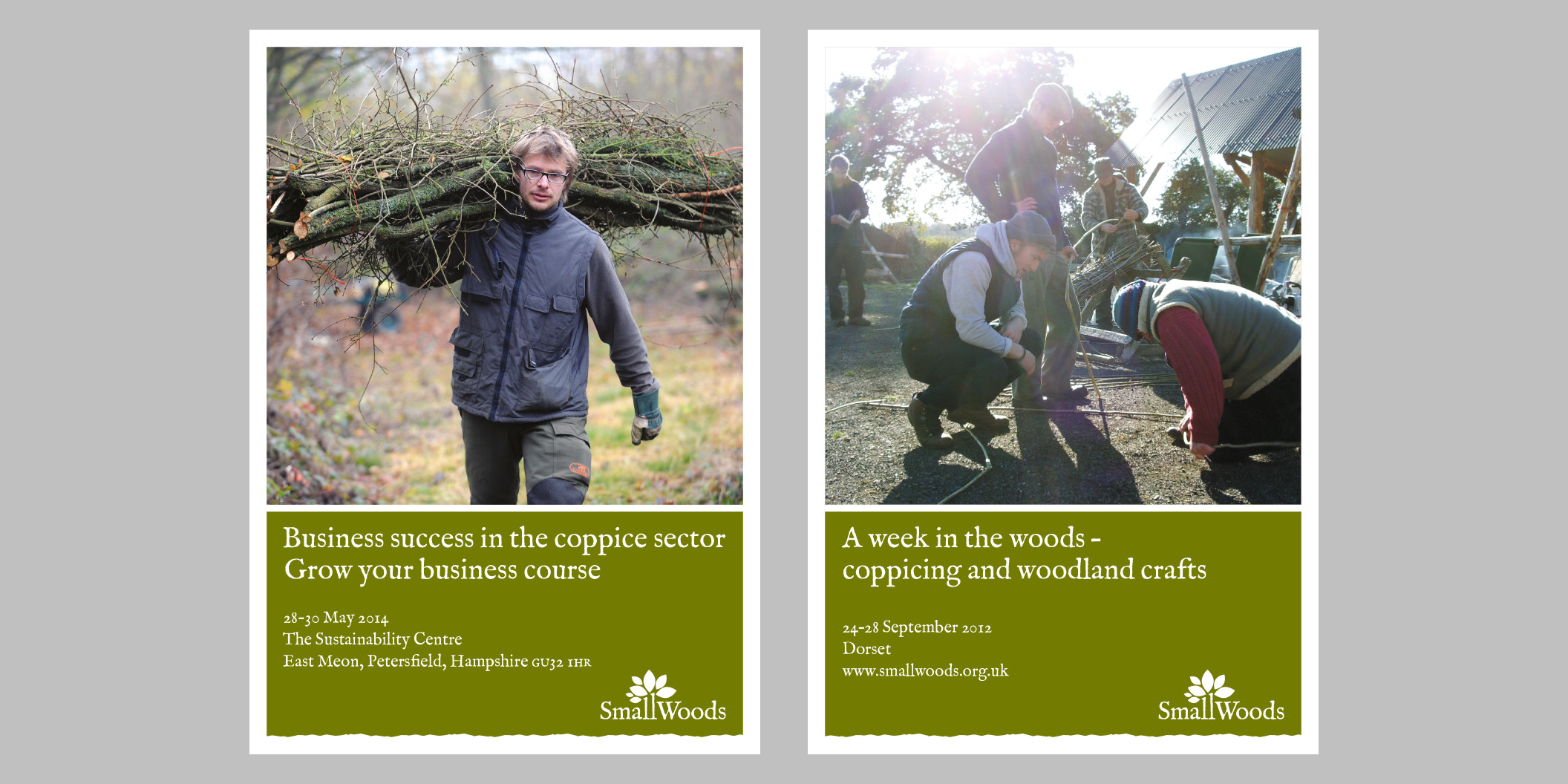 Small Woods course flyers